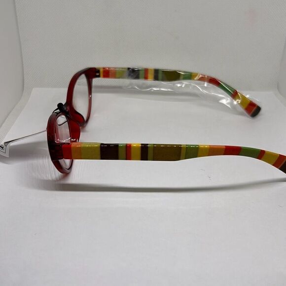 Plaid Cat Eye Women’s Reading Glasses +2.00 - Picture 2 of 3